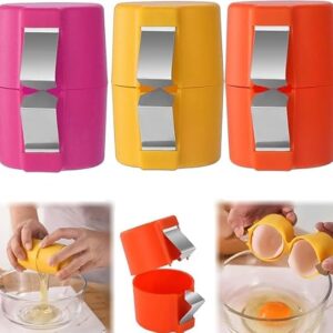3PCS Egg Shell Opener, Egg Cracker Egg Peeler Egg Separator for Raw Eggs, Hard Boiled Egg Peeler Tool for Cutting Eggs, Eggs Breaker Kitchen Gadgets for Cooking Bakery