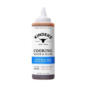 Japanese Bbq Sauce | 27 Fl Oz | Pack of 1 | Cooking Sauce And Glaze | Marinate | Stir Fry | Drizzle On Meat Or Veggies | Soy, Ginger, Garlic & Sesame | Asian Barbecue | Dipping