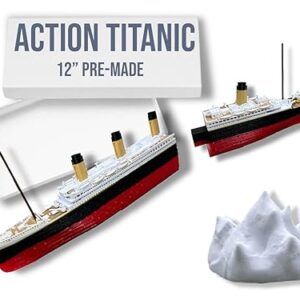 PrintHive3d Split In Half Action Titanic Toy, Break In Half RMS Titanic Toys For Kids,Titanic Toy, Titanic Ship, Colorized Titanic Cake Topper, Historically Accurate BreakableTitanic Boat, Titanic Replica