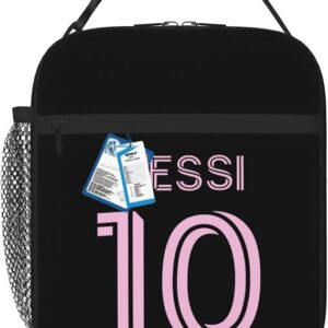 Soccer Insulated Lunch Bag For Women Men Insulated Lunch Box For Reusable Lunch Tote Portable Bag For Work, Picnic Or Travel