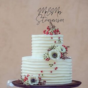 Wedding Cake Toppers, Wedding Cake Toppers Bride and Groom, Custom Cake Topper, Customize Your Own Anniversary Mr and Mrs Cake Topper