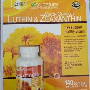 Tru-Nature Vision Complex Lutein & Zeaxanthin, a Bundle of 140 Softgels