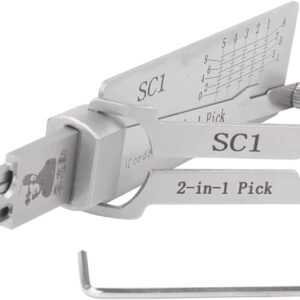 SC1 Precision Pick and Hook Set Repair Tools 2 In 1 Set Hook & Pick Set Hand Tool for Civilian Use